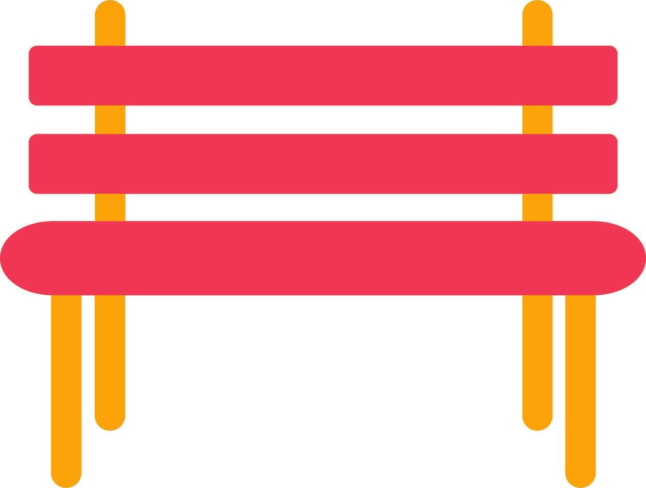 Garden Bench Vector Icon