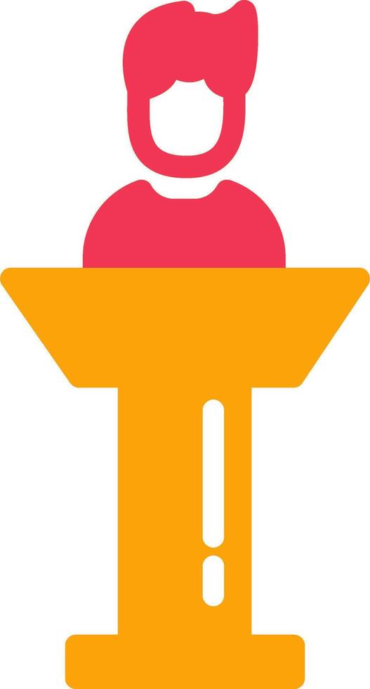 icono de vector de candidato elegido