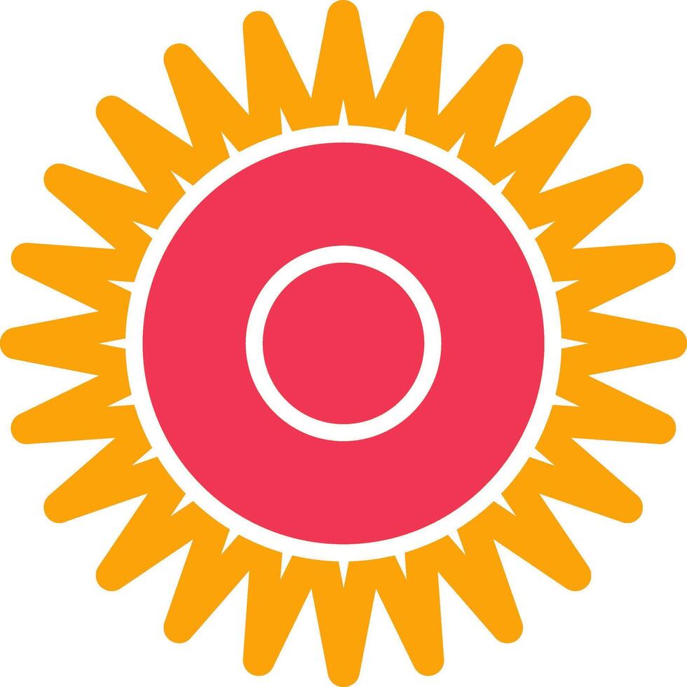 Optical Radiation Vector Icon