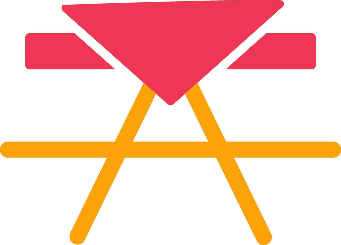 Picnic Table Vector Icon
