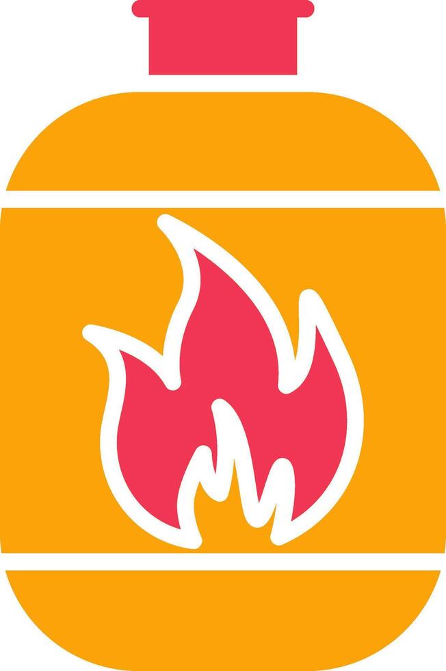 Gas Cylinder Vector Icon