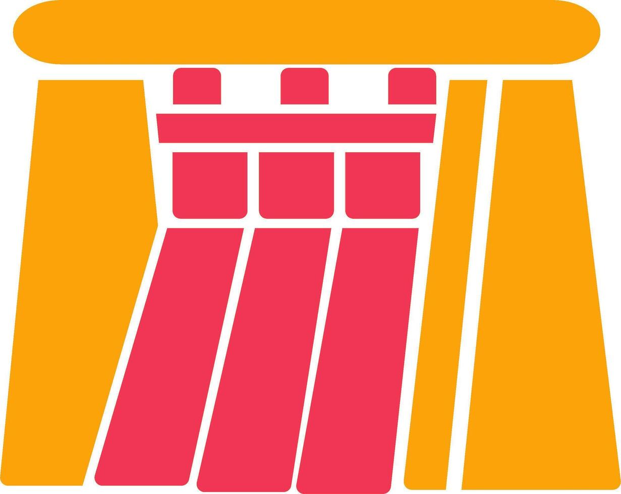 Water Dam Vector Icon