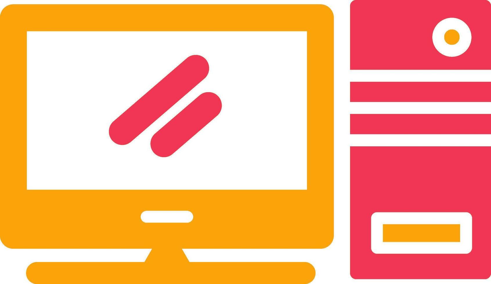 Computer Vector Icon