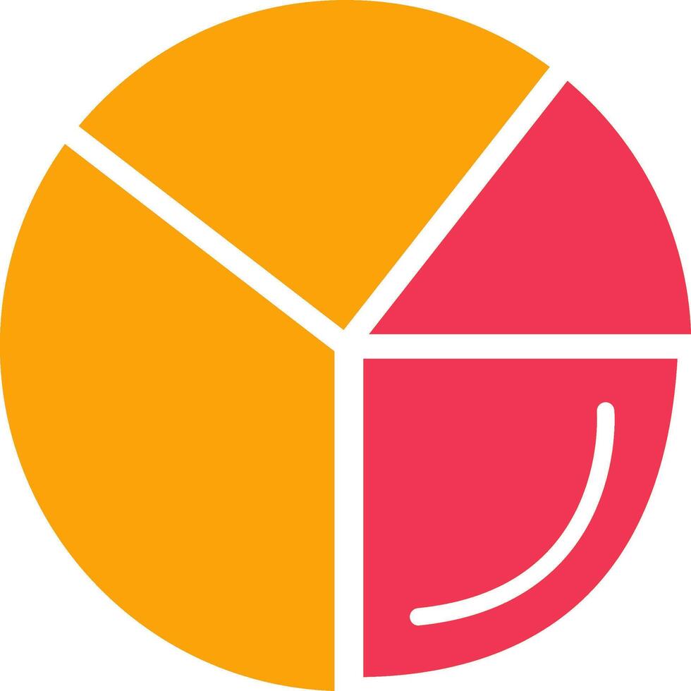 Pie Chart Analysis Vector Icon