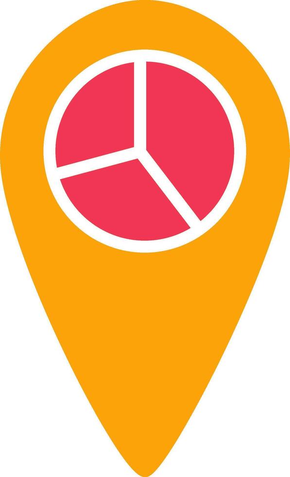 Location Statistics Vector Icon