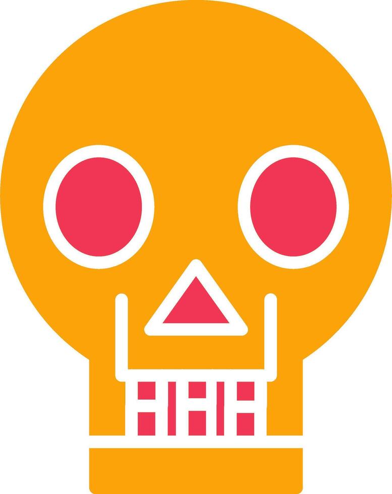 Skull X ray Vector Icon