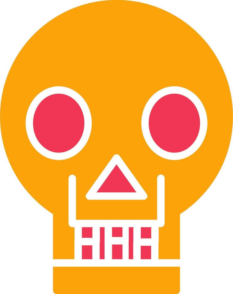 Skull X ray Vector Icon