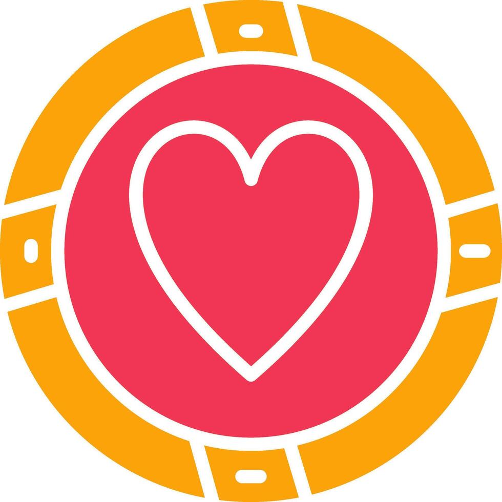Casino Chips Vector Icon