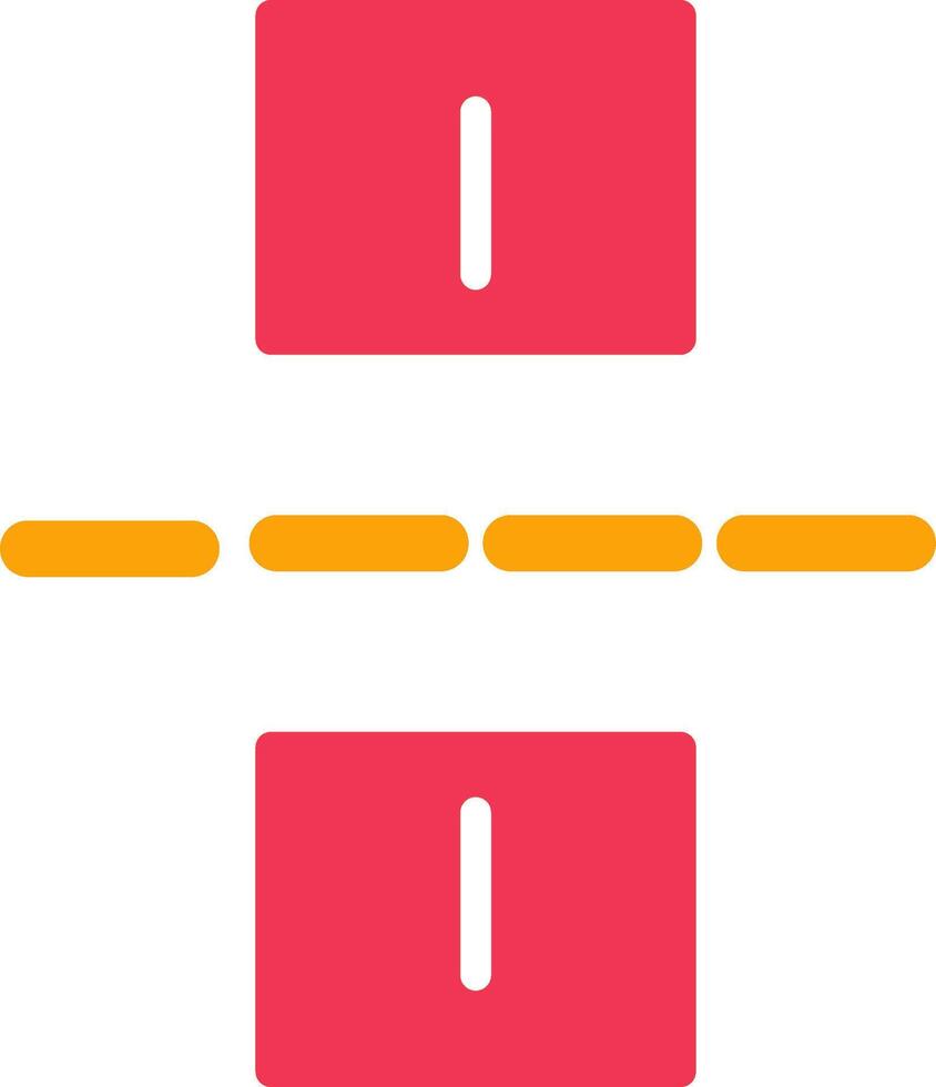 Linked Road Vector Icon