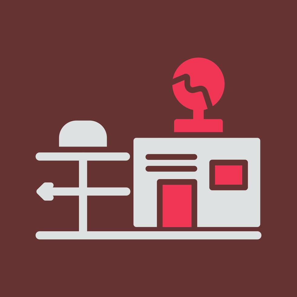 Weather Station Vector Icon