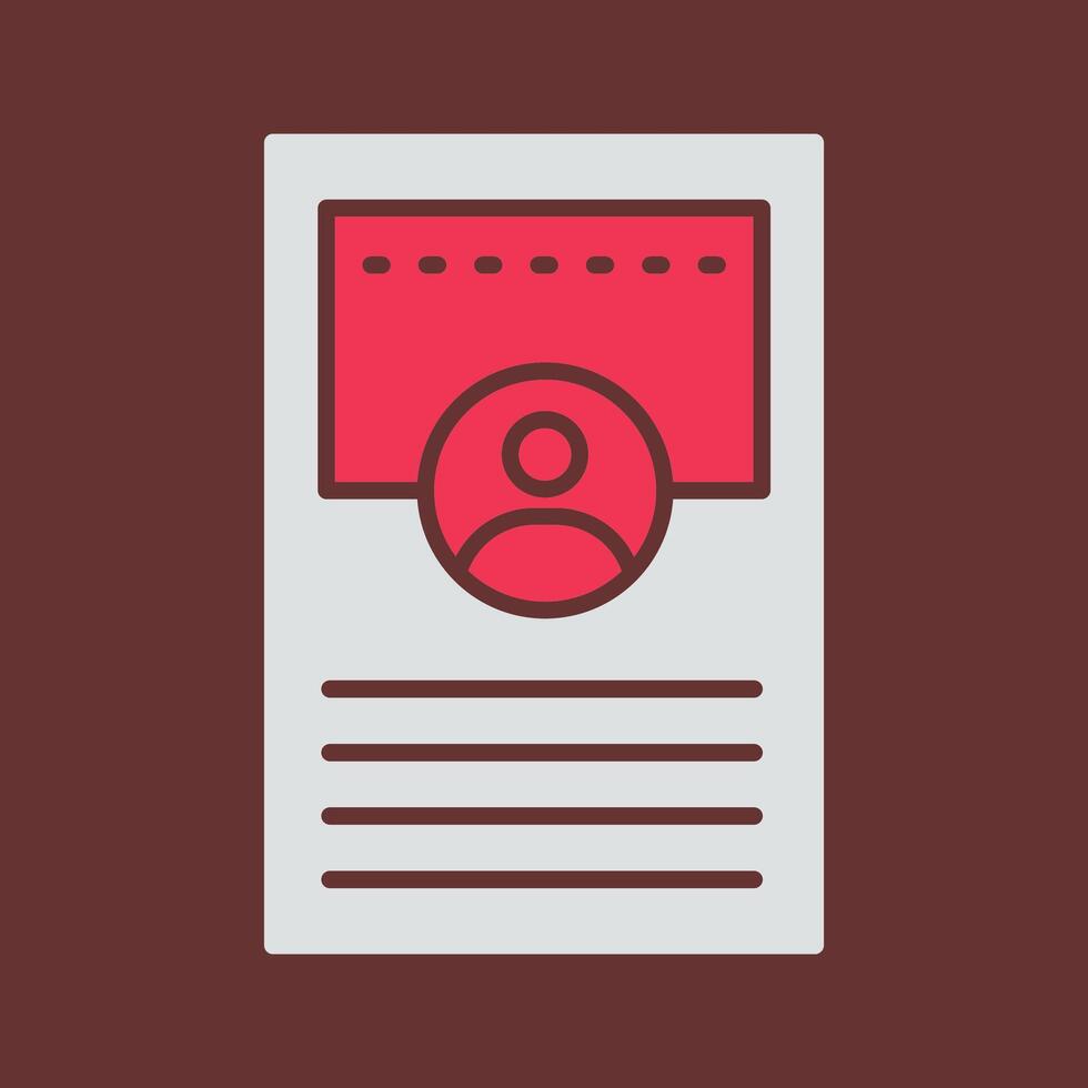 Profile Vector Icon
