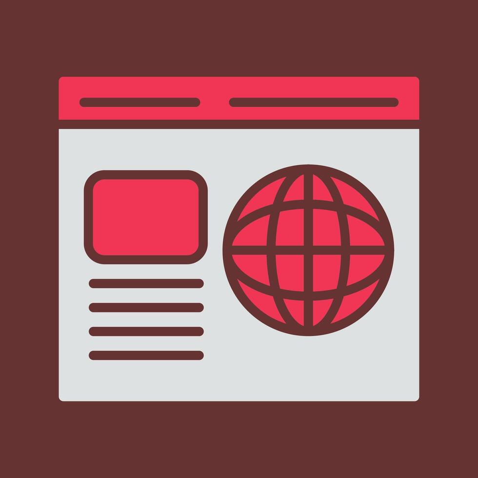 Webpage Vector Icon