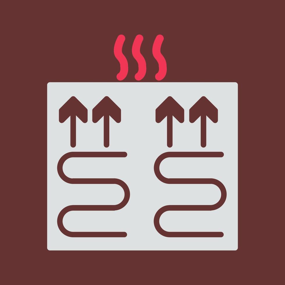 Underfloor Heating Vector Icon