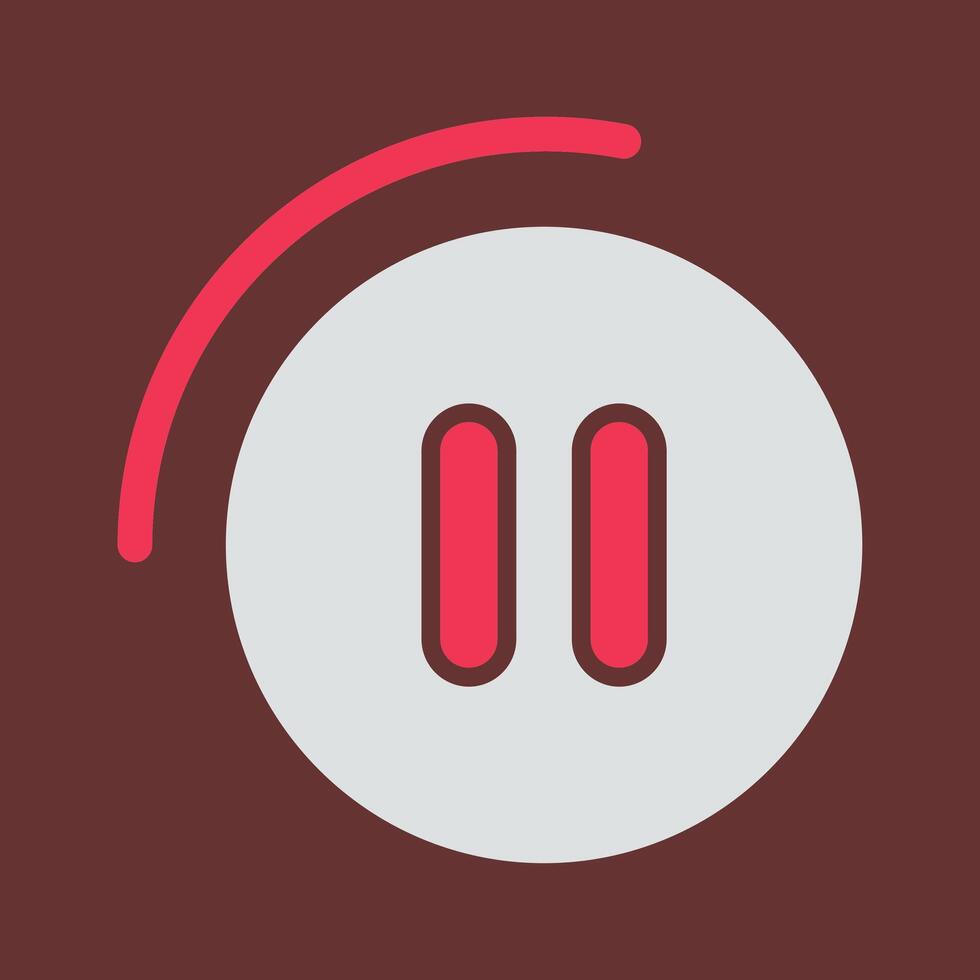 Pause Button Vector Icon