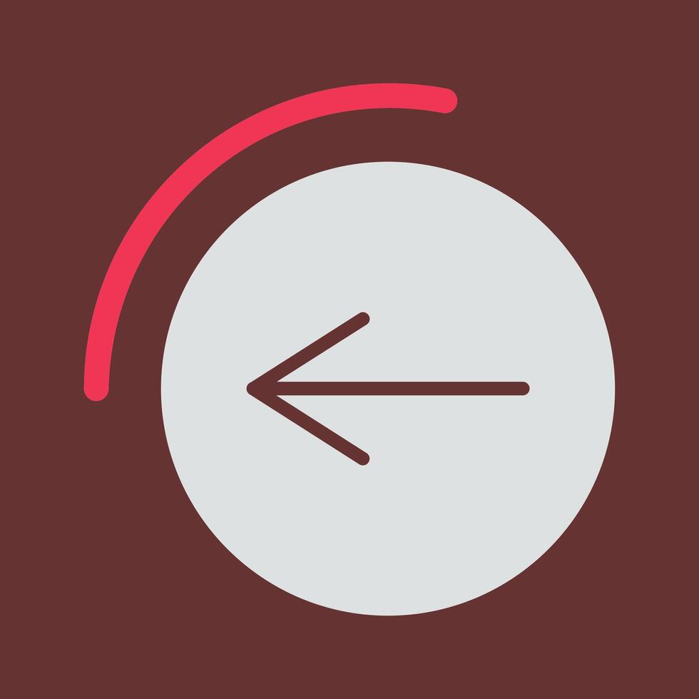 Back Button Vector Icon