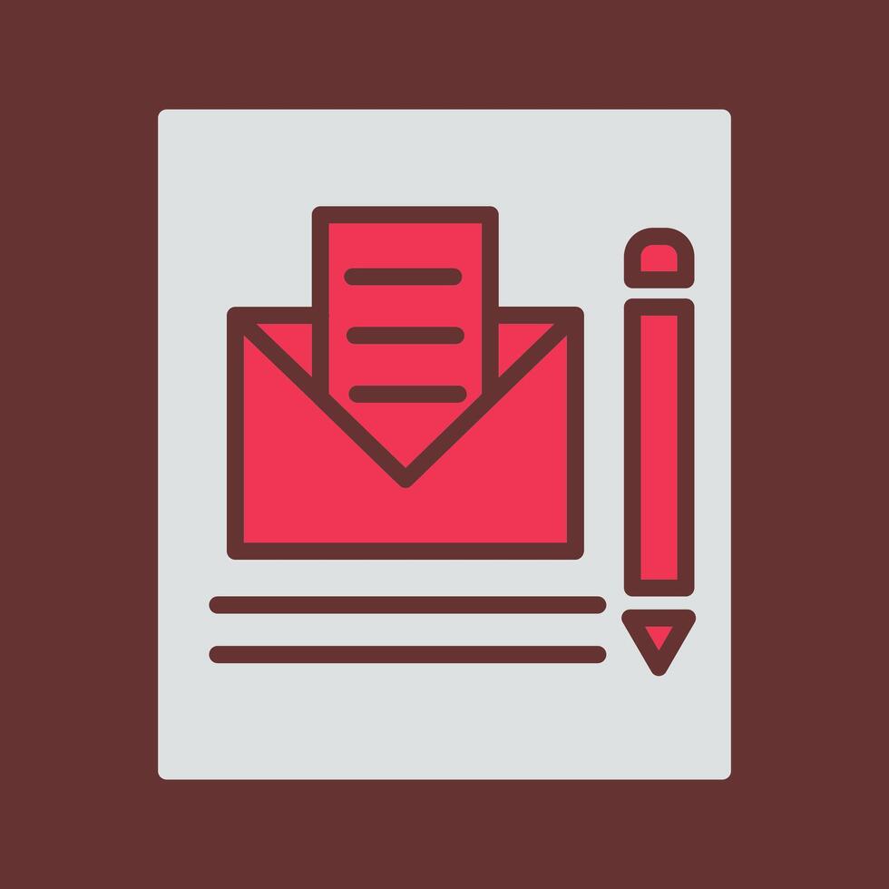 Mail Edit Vector Icon
