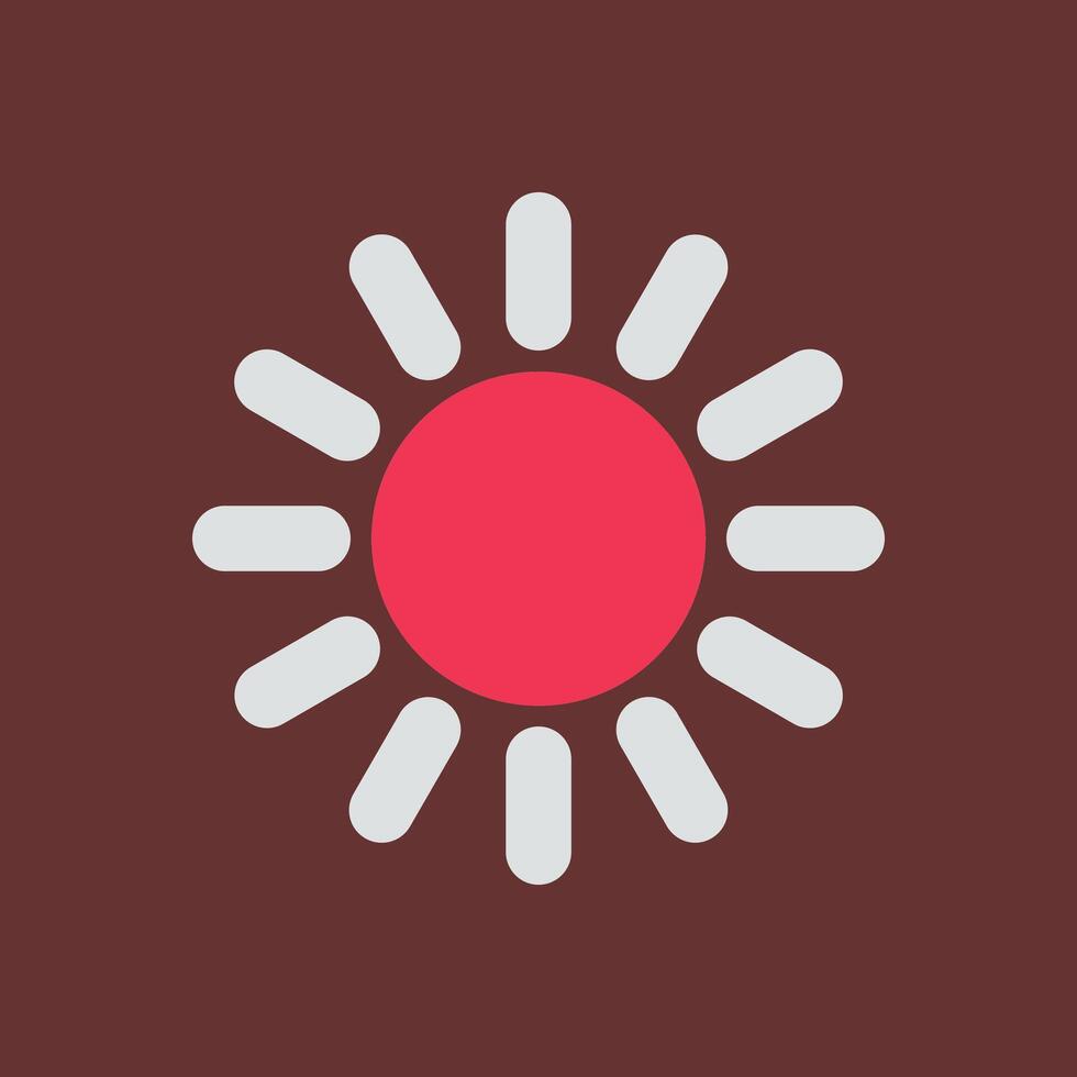 Sun Vector Icon