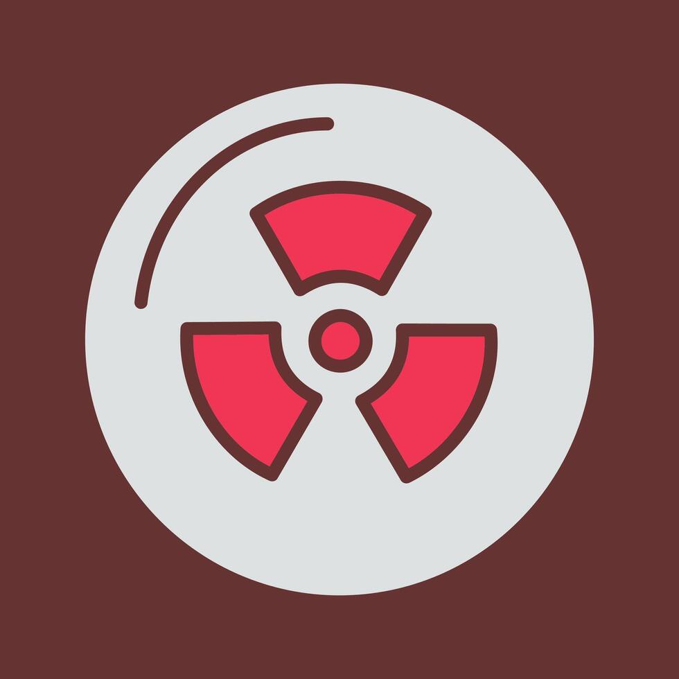 Radiation Vector Icon