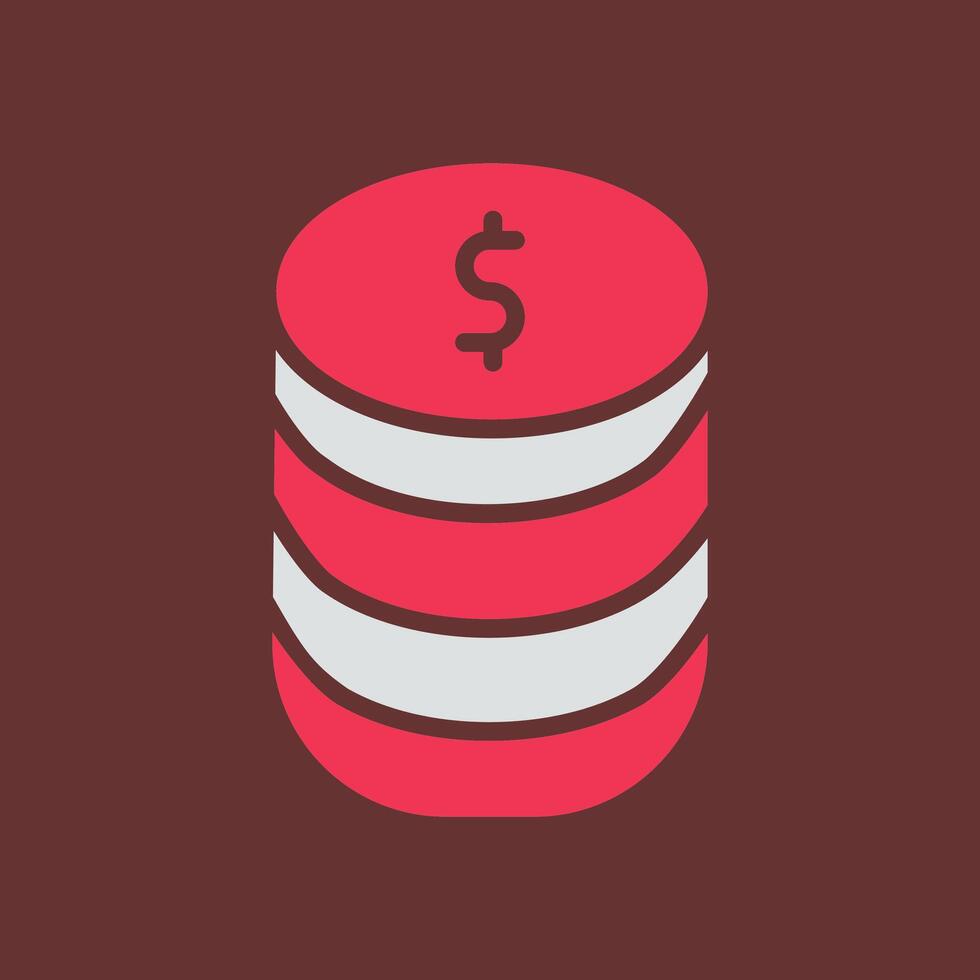 Stack of Coins Vector Icon