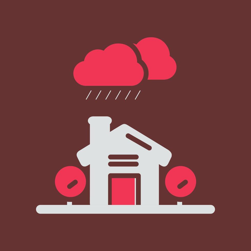 Rain Vector Icon