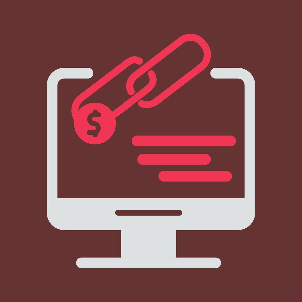 Link Sales Vector Icon