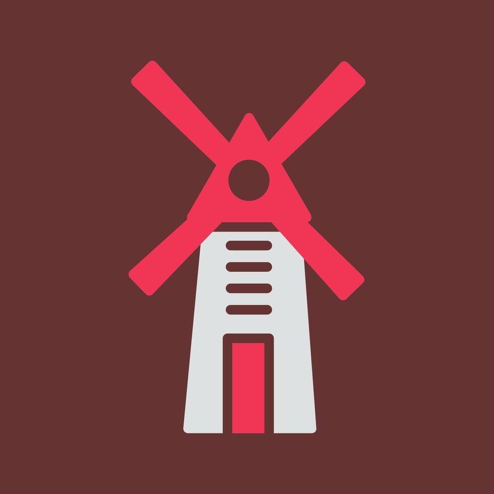 Windmill Vector Icon