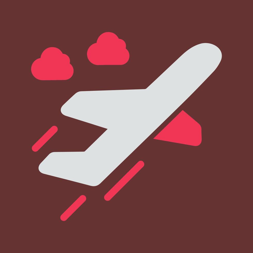 Flight Takeoff Vector Icon