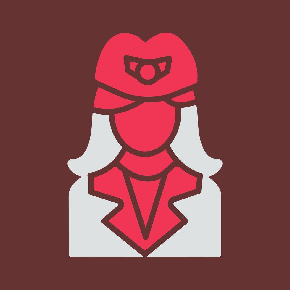 Flight Attendant Vector Icon