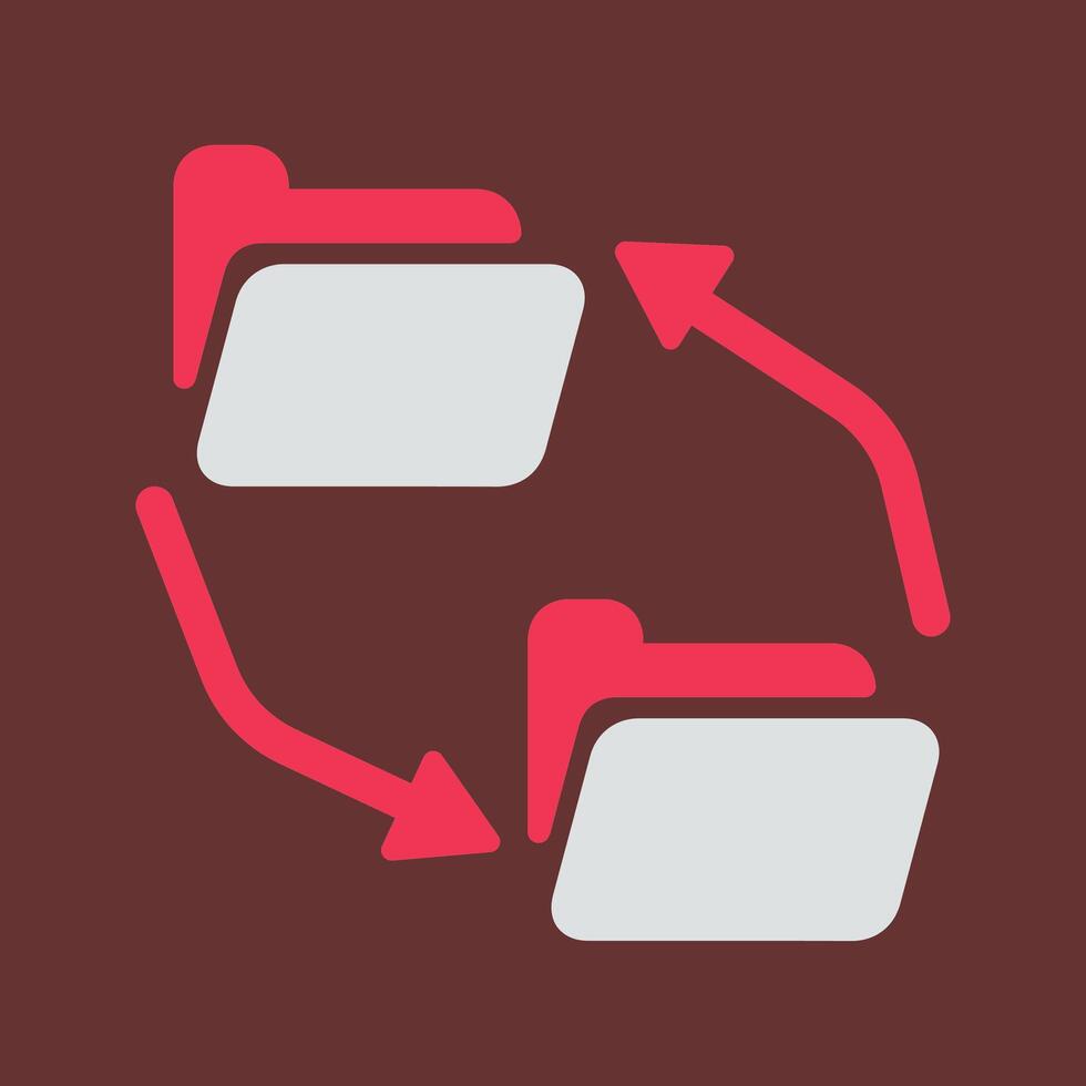 Data Exchange Vector Icon