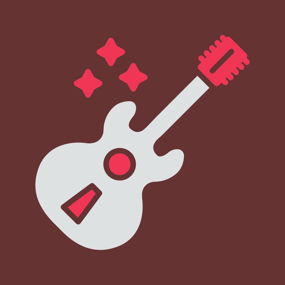 icono de vector de guitarra