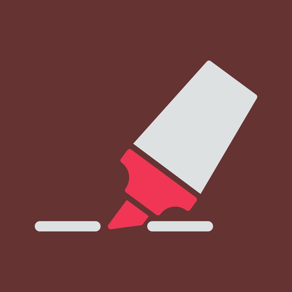 Highlights Marker Vector Icon