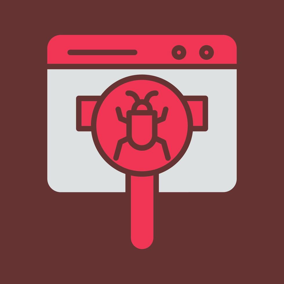 Web Bug Vector Icon