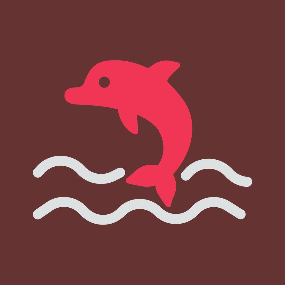 Dolphin Vector Icon
