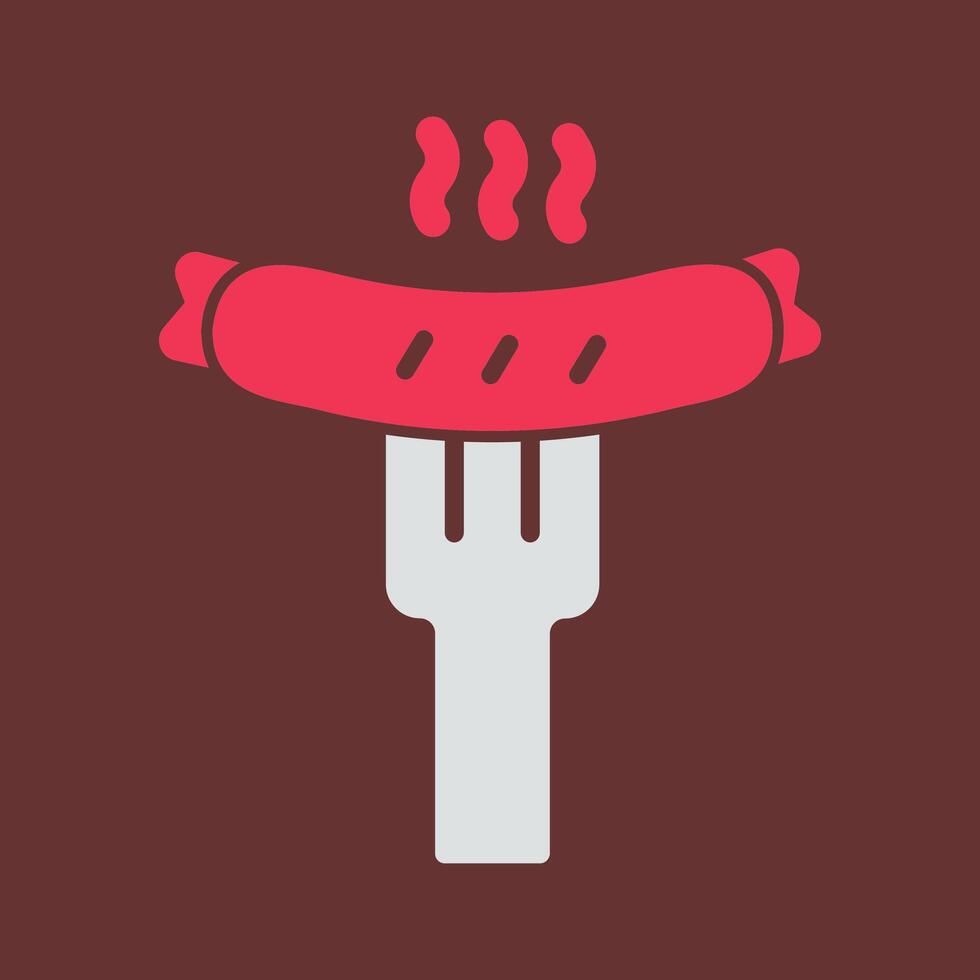 Sausage Vector Icon