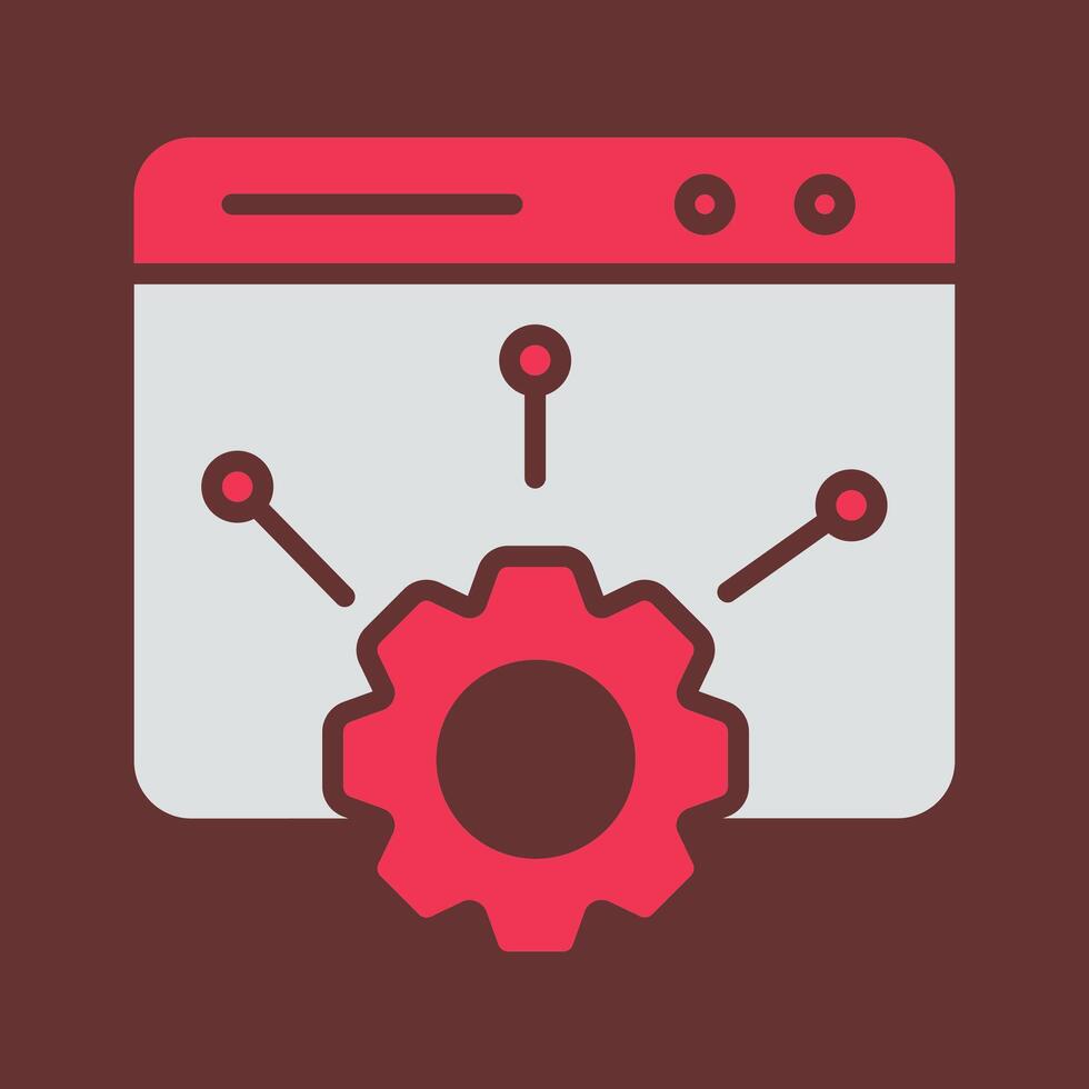 Web Setting Vector Icon