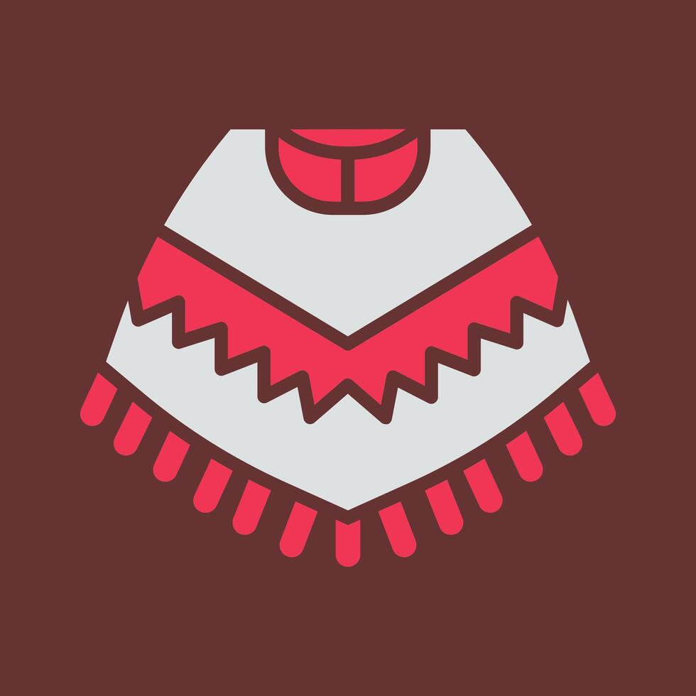 Poncho Vector Icon