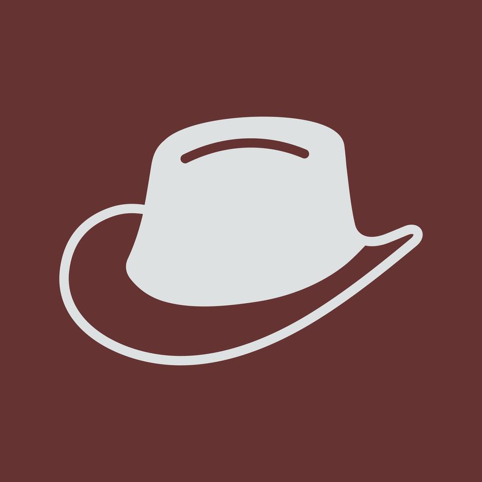 icono de vector de sombrero