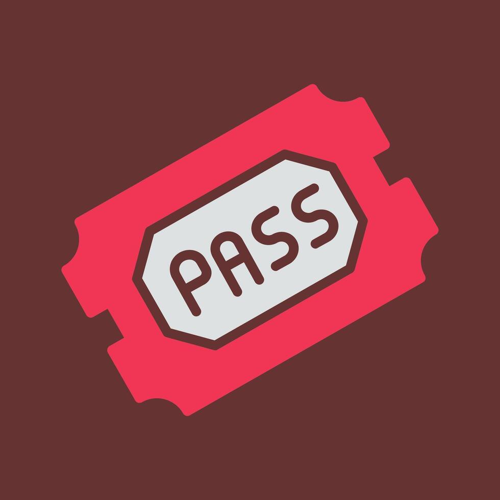 Passes Vector Icon