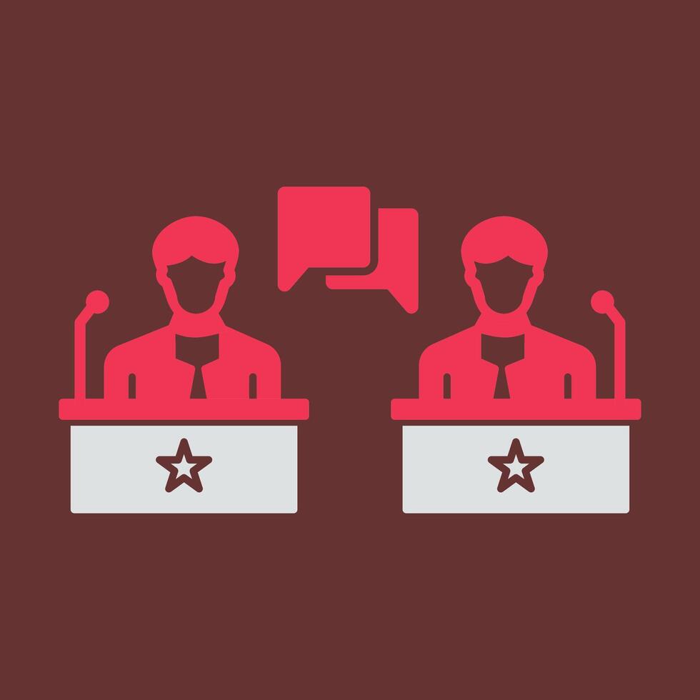 Debate Vector Icon