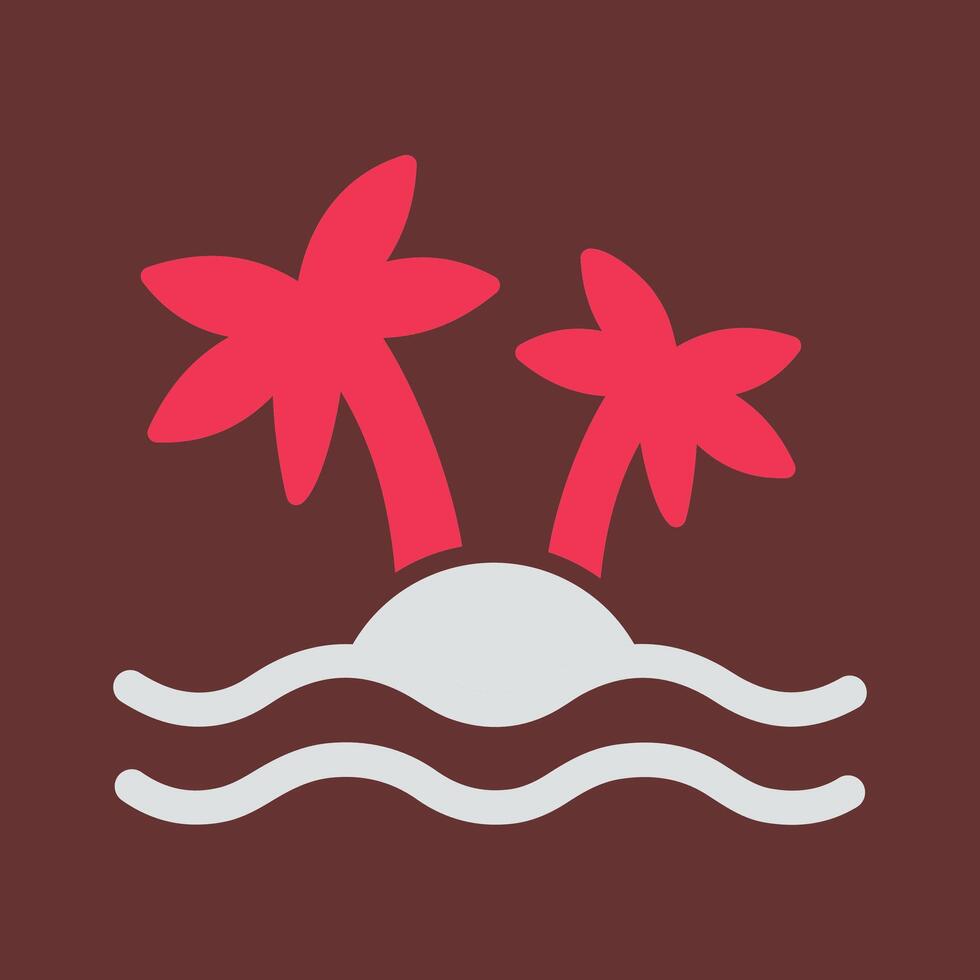 Island Vector Icon