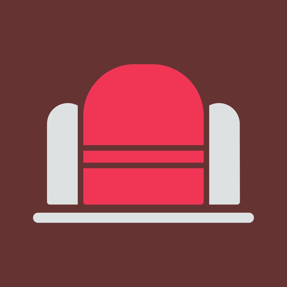 Bedroom Chair Vector Icon