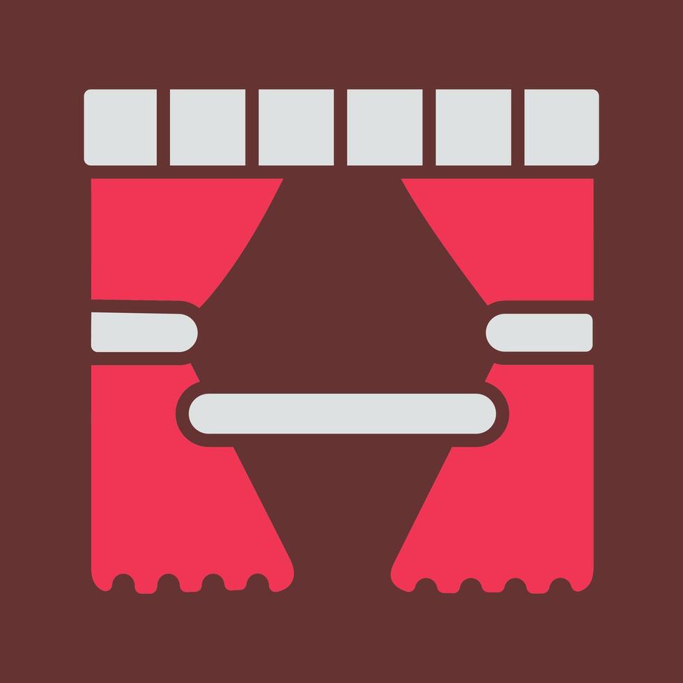 Curtain Vector Icon