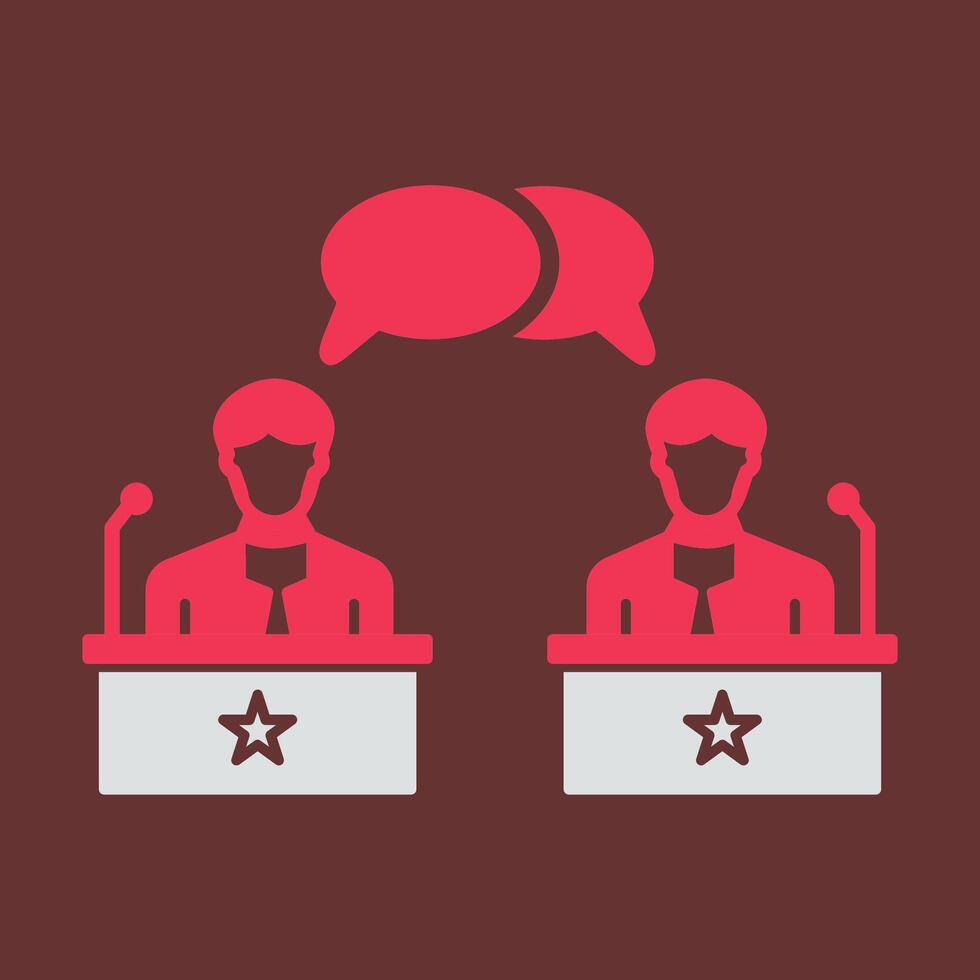 Debate Vector Icon