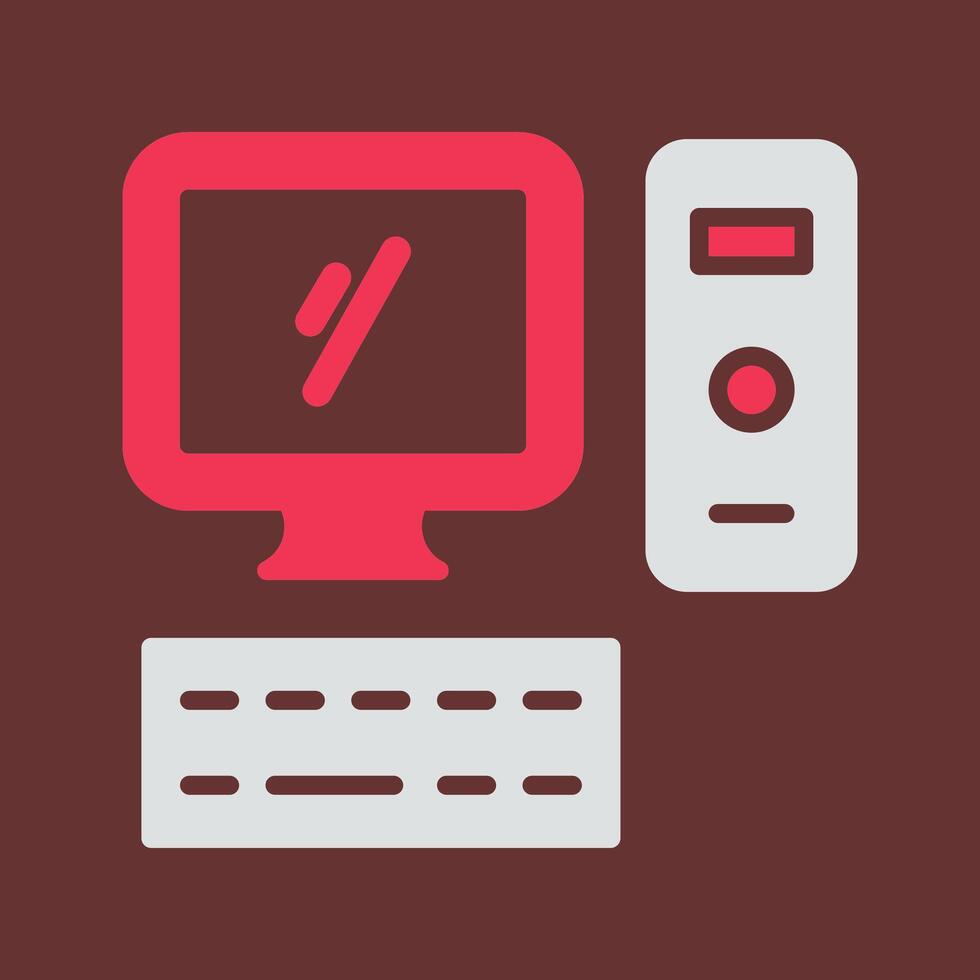 Computer Vector Icon