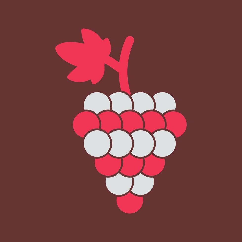 Grapes Vector Icon