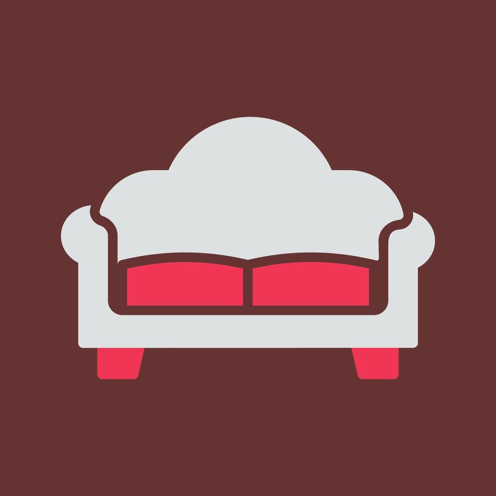 Double Sofa Vector Icon