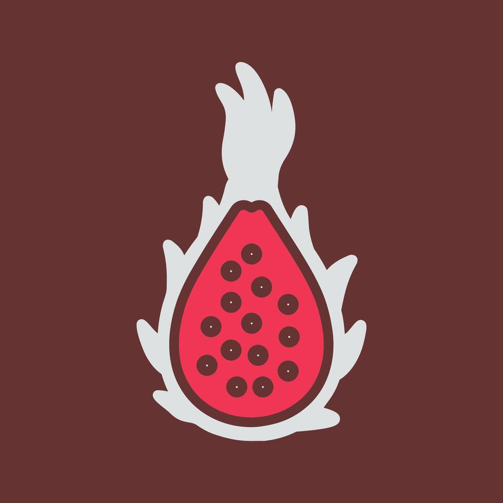 Dragon Fruit Vector Icon