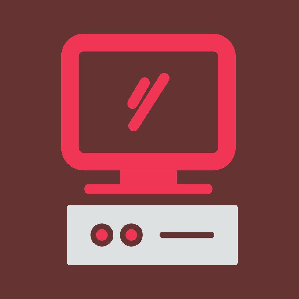 Computer Vector Icon