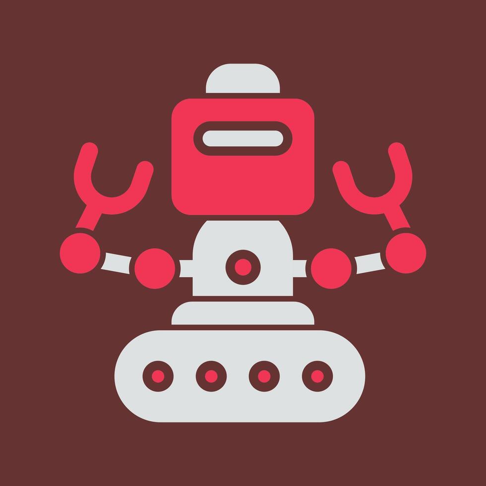 Industrial Robot I Vector Icon