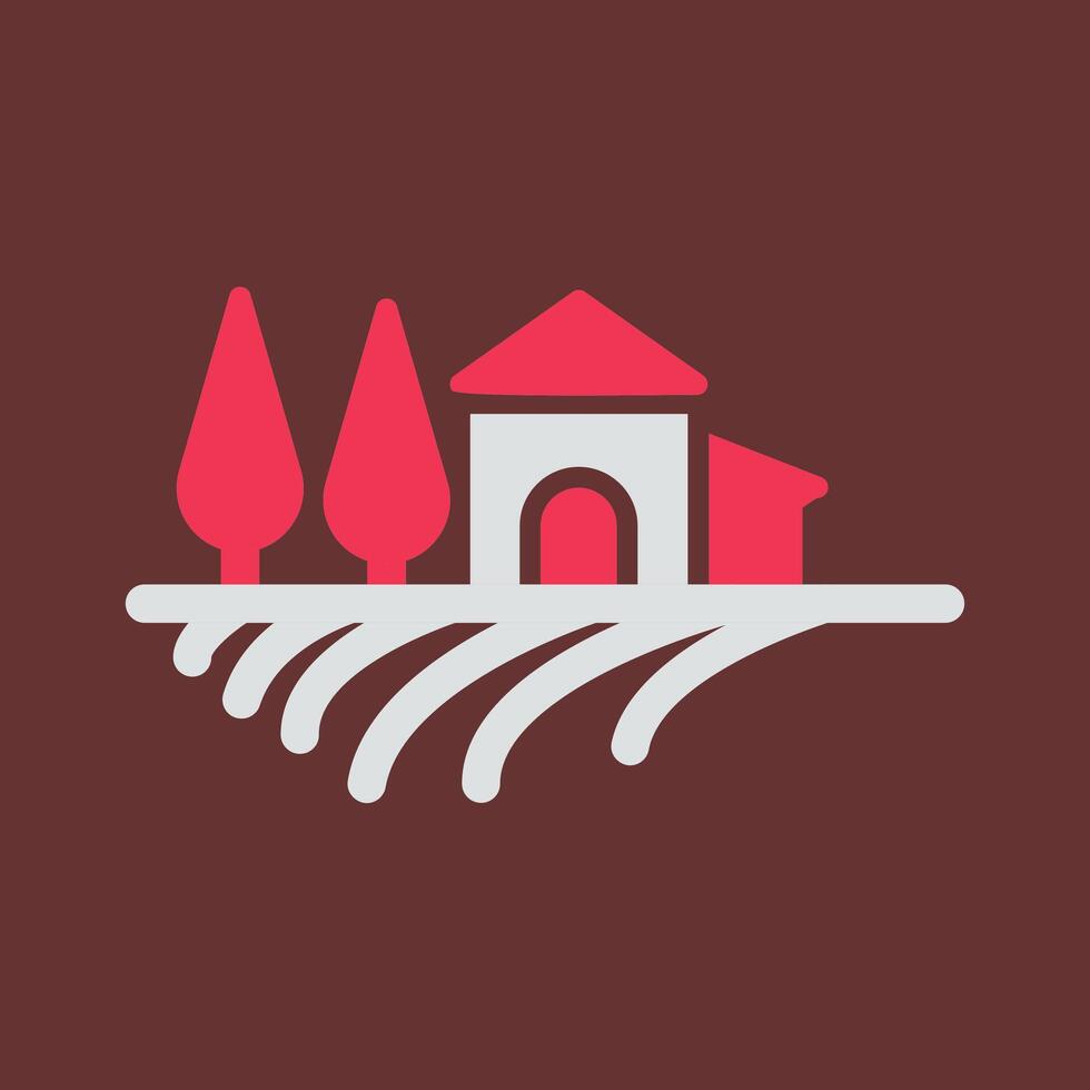 Farm House Vector Icon